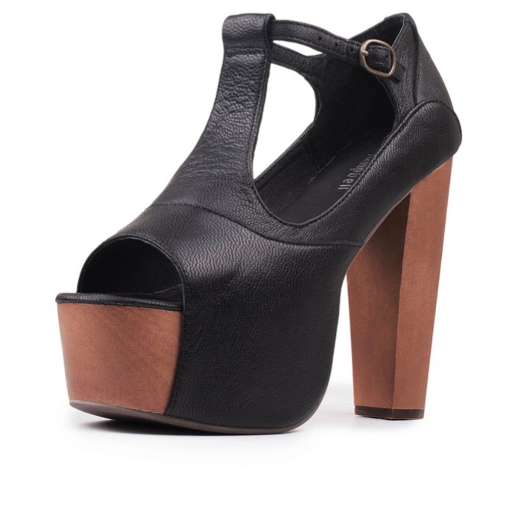 Jeffrey Campbell foxy wood heels
